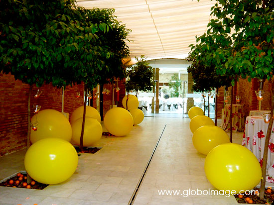 decoración con globos empresa