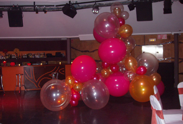 decoración con globos empresa