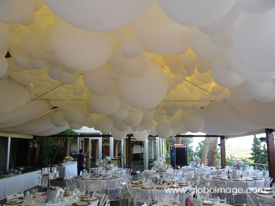 decoración globos en fiestas particulares