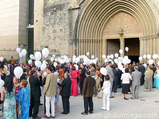 suelta globos en boda