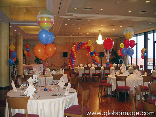 decoracion globos restaurante
