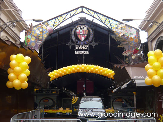 grandes decoraciones con globos